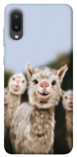 Чохол itsPrint Funny llamas для Samsung Galaxy A02