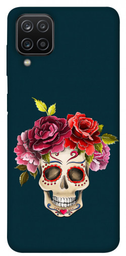 Чехол itsPrint Flower skull для Samsung Galaxy A12