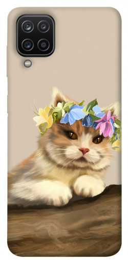 Чехол itsPrint Cat in flowers для Samsung Galaxy A12