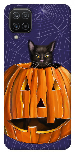 Чехол itsPrint Cat and pumpkin для Samsung Galaxy A12