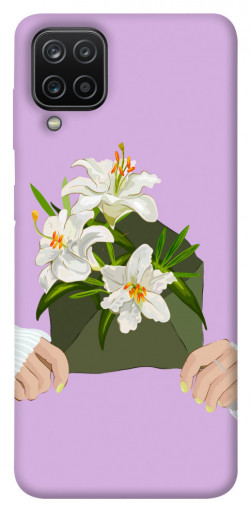 Чехол itsPrint Flower message для Samsung Galaxy A12