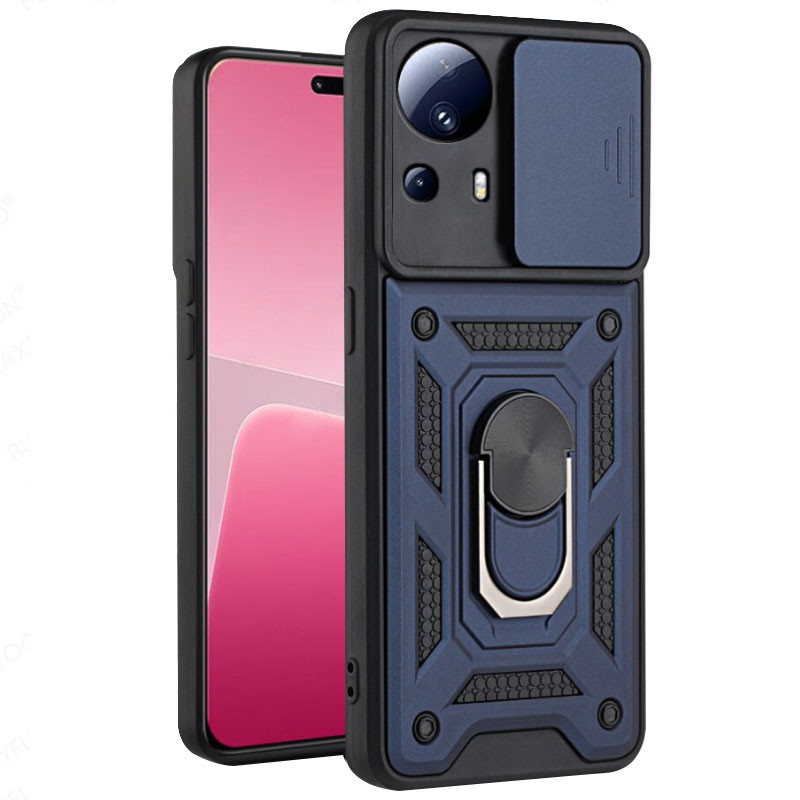 Протиударний чохол Camshield Serge Ring для Xiaomi 13 Lite | Броньований з кільцем-підставкою на малюнкі №1