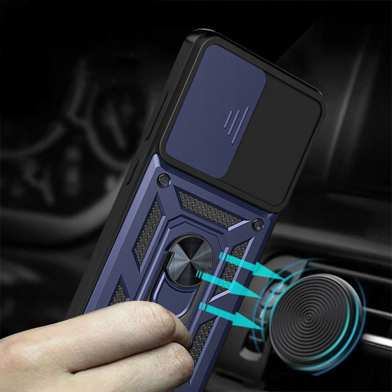 Протиударний чохол Camshield Serge Ring для Xiaomi Poco F5 / Note 12 Turbo | Броньований з кільцем-підставкою Фотографія №3 Протиударний чохол Camshield Serge Ring для Xiaomi Poco F5 / Note 12 Turbo | Броньований з кільцем-підставкою на малюнкі №3