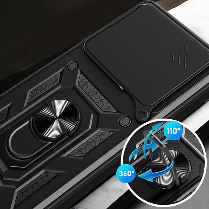 Протиударний чохол Camshield Serge Ring для Xiaomi Poco F6 Pro | Броньований з кільцем-підставкою Фотографія №5 Протиударний чохол Camshield Serge Ring для Xiaomi Poco F6 Pro | Броньований з кільцем-підставкою на малюнкі №5