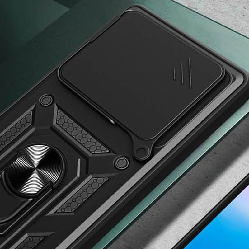 Протиударний чохол Camshield Serge Ring для Xiaomi Poco F6 Pro | Броньований з кільцем-підставкою Фотографія №6 Протиударний чохол Camshield Serge Ring для Xiaomi Poco F6 Pro | Броньований з кільцем-підставкою на малюнкі №6
