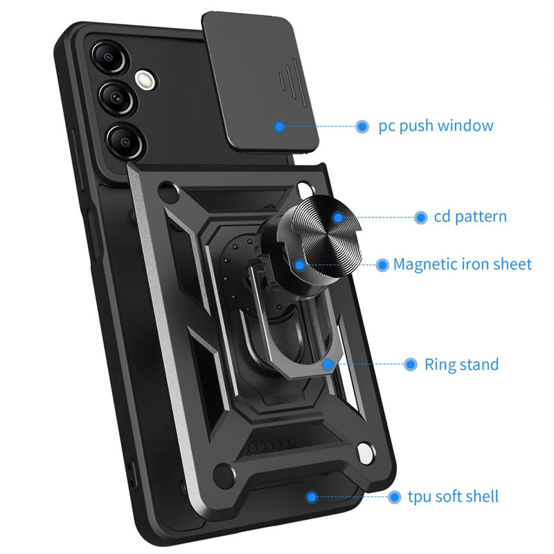 Протиударний чохол Camshield Serge Ring для Samsung Galaxy A16 5G | Броньований з кільцем-підставкою на малюнкі №3