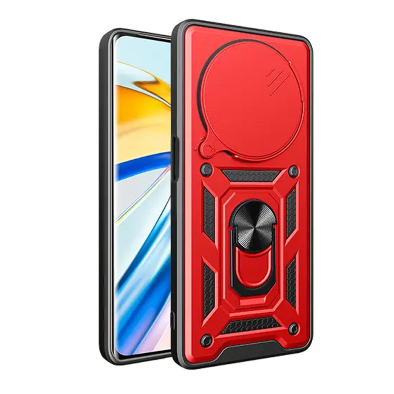 Протиударний чохол Camshield Serge Ring для Xiaomi Redmi 14C / Poco C75 | Броньований з кільцем-підставкою Фотографія №2 Протиударний чохол Camshield Serge Ring для Xiaomi Redmi 14C / Poco C75 | Броньований з кільцем-підставкою на малюнкі №2