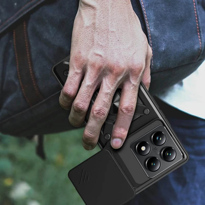 Протиударний чохол Camshield Serge Ring для Xiaomi 14T | Броньований з кільцем-підставкою Фотографія №4 Протиударний чохол Camshield Serge Ring для Xiaomi 14T | Броньований з кільцем-підставкою на малюнкі №4
