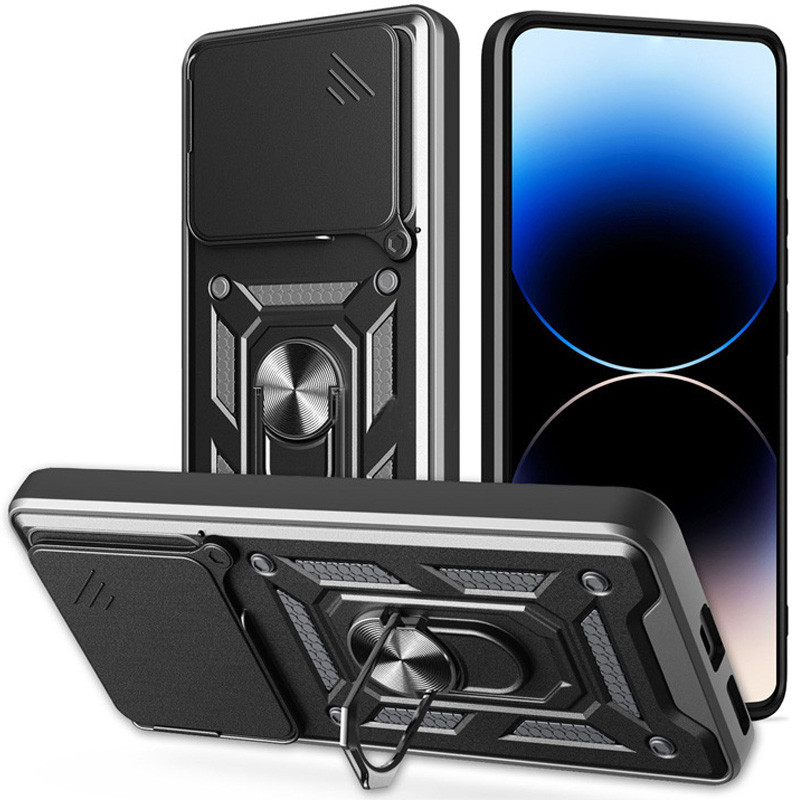 Протиударний чохол Camshield Serge Ring для Xiaomi Poco M7 Pro 5G | Броньований з кільцем-підставкою Фотографія №3 Протиударний чохол Camshield Serge Ring для Xiaomi Poco M7 Pro 5G | Броньований з кільцем-підставкою на малюнкі №3