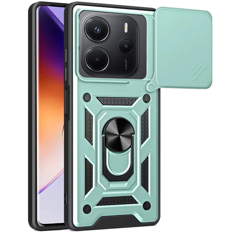 Протиударний чохол Camshield Serge Ring для Xiaomi Redmi Note 14 4G (Int. version) | Броньований з кільцем-підставкою Фотографія №1 Протиударний чохол Camshield Serge Ring для Xiaomi Redmi Note 14 4G (Int. version) | Броньований з кільцем-підставкою на малюнкі №1