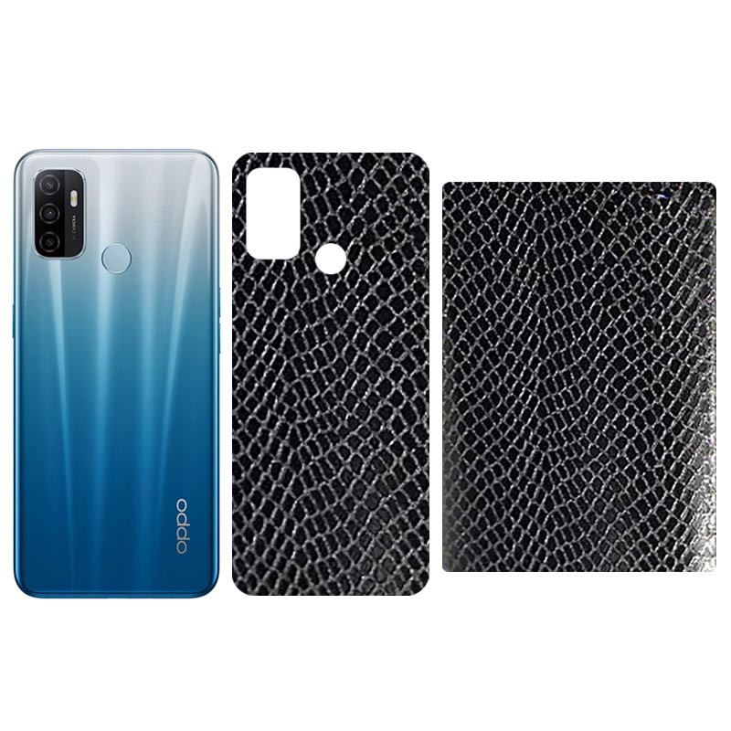 Защитная пленка SKLO Back (тыл) Snake (тех.пак) для Oppo A53 / A32 / A33, Черный, Бронированная пленка, купить оптом с доставкой