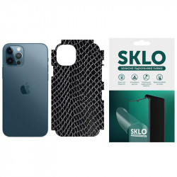 Захисна плівка SKLO Back (тил+грани без углов) Snake для Apple iPhone X (5.8")