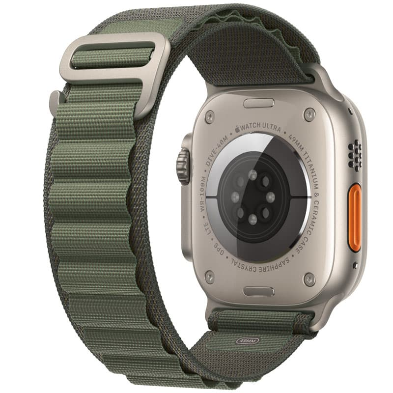 Ремінець Alpine Loop для Apple Watch 42(ser.1-3)/44/45/46/49mm (m/l), Зелений / Green 2, Нейлон, купити оптом з доставкою