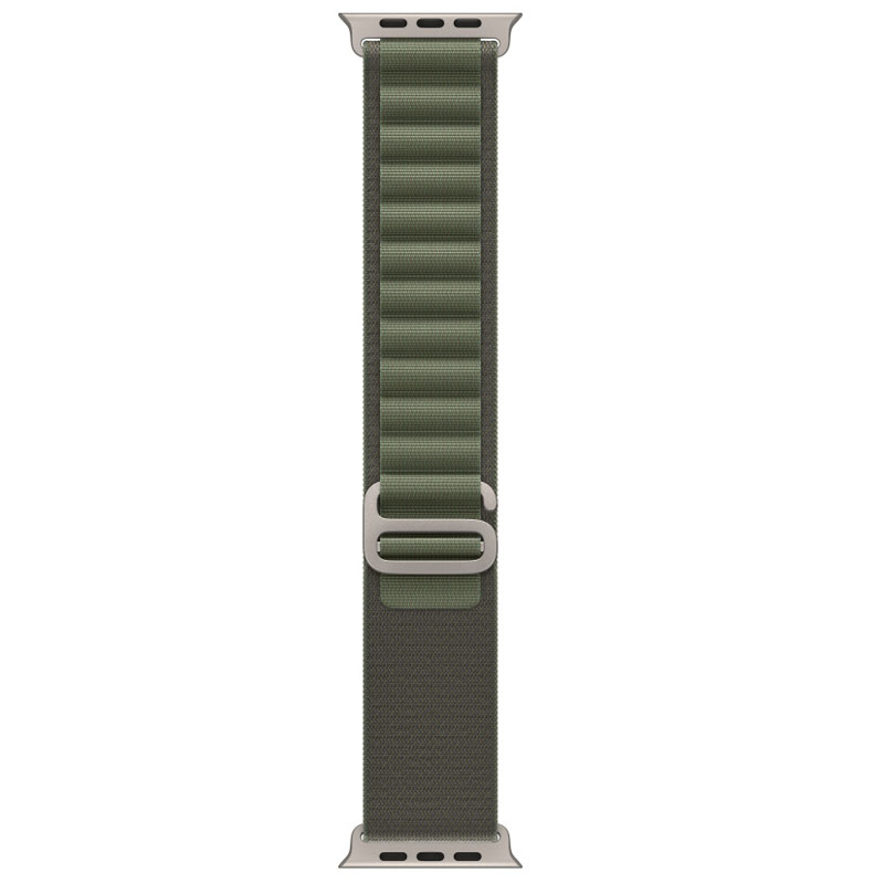 Ремінець Alpine Loop для Apple Watch 42(ser.1-3)/44/45/46/49mm (m/l), Зелений / Green 3, Нейлон, купити оптом з доставкою