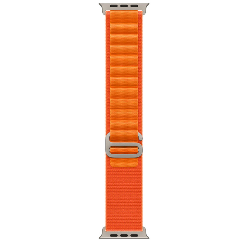 Ремінець Alpine Loop для Apple Watch 42(ser.1-3)/44/45/46/49mm (m/l), Помаранчевий / Orange 3, Нейлон, купити оптом з доставкою
