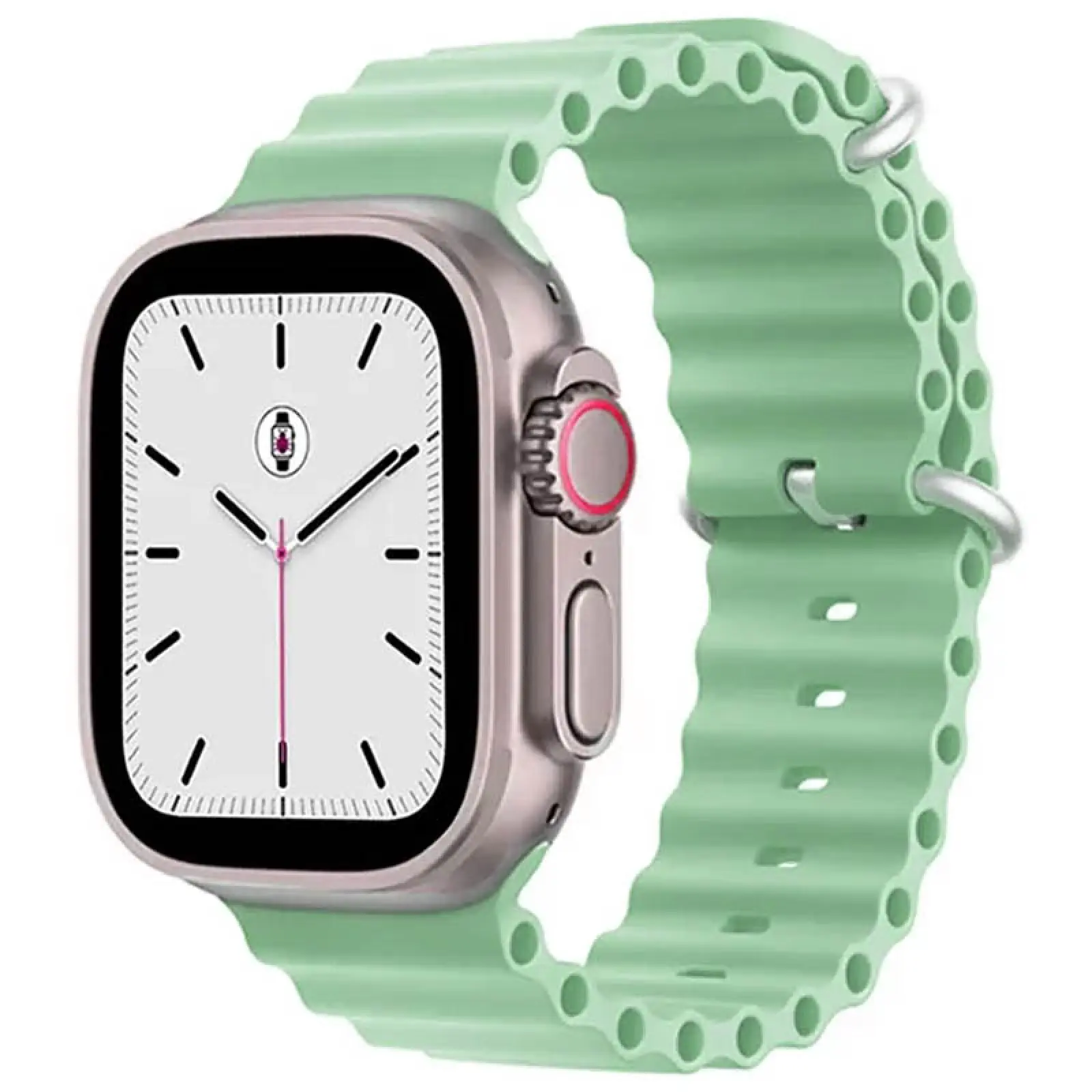 Ремешок Ocean Band для Apple Watch 38/40/41/42mm(ser.10), Зеленый / Pistachio, Силикон (TPU), купить оптом с доставкой