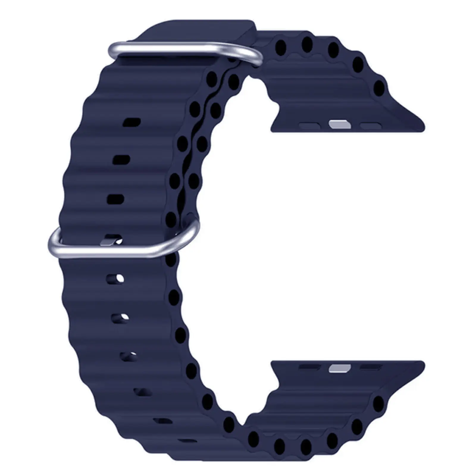 Ремешок Ocean Band для Apple Watch 38/40/41/42mm(ser.10), Синий / Deep navy 2, Силикон (TPU), купить оптом с доставкой