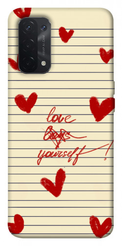 Чохол itsPrint Love yourself для Oppo A54 4G