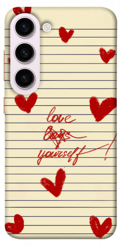 Чехол itsPrint Love yourself для Samsung Galaxy S23+