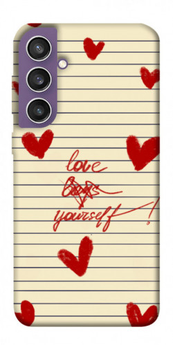 Чехол itsPrint Love yourself для Samsung Galaxy S23 FE