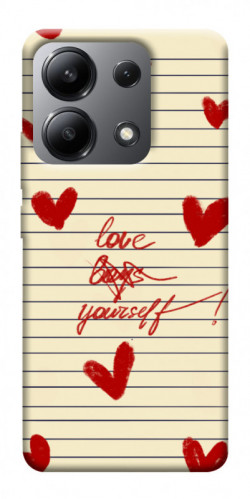 Чохол itsPrint Love yourself для Xiaomi Redmi Note 13 4G