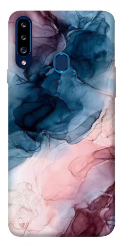 Чехол itsPrint Розово-голубые разводы для Samsung Galaxy A20s