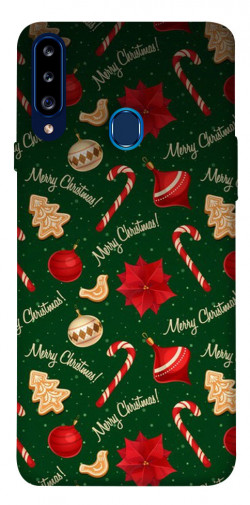 Чехол itsPrint Merry Christmas для Samsung Galaxy A20s