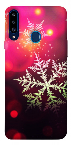 Чохол itsPrint Сніжинки для Samsung Galaxy A20s