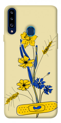 Чохол itsPrint Українські квіточки для Samsung Galaxy A20s