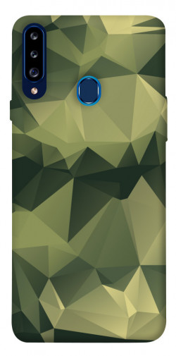 Чехол itsPrint Треугольный камуфляж 2 для Samsung Galaxy A20s