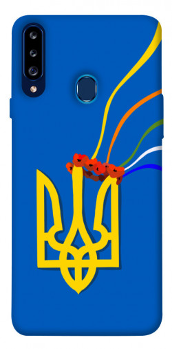 Чохол itsPrint Квітучий герб для Samsung Galaxy A20s
