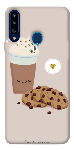 Чехол itsPrint Кофе с печеньем для Samsung Galaxy A20s