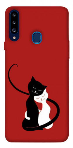 Чехол itsPrint Влюбленные коты для Samsung Galaxy A20s