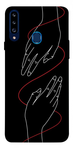 Чехол itsPrint Плетение рук для Samsung Galaxy A20s