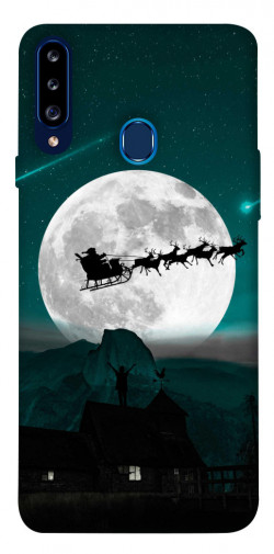 Чехол itsPrint Санта на санях для Samsung Galaxy A20s