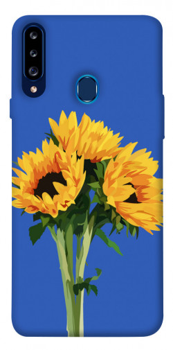 Чехол itsPrint Bouquet of sunflowers для Samsung Galaxy A20s