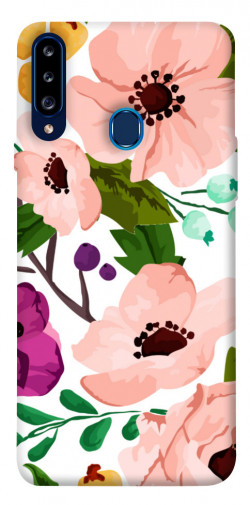 Чехол itsPrint Акварельные цветы для Samsung Galaxy A20s