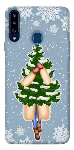 Чехол itsPrint Christmas tree для Samsung Galaxy A20s