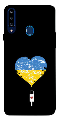 Чехол itsPrint З Україною в серці для Samsung Galaxy A20s