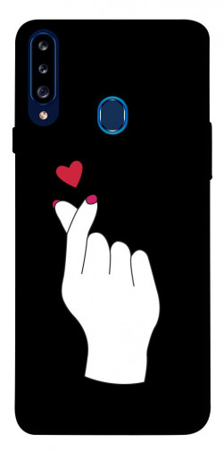 Чехол itsPrint Сердце в руке для Samsung Galaxy A20s