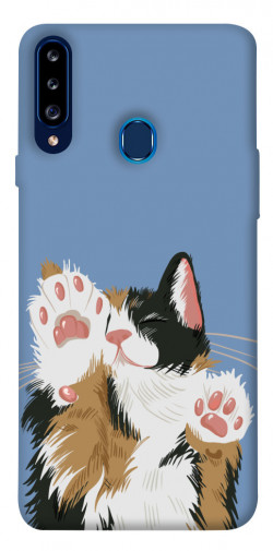 Чохол itsPrint Funny cat для Samsung Galaxy A20s