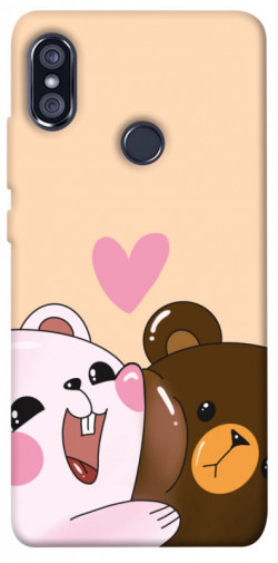Чехол itsPrint Медвежата для Xiaomi Redmi Note 5 Pro / Note 5 (AI Dual Camera)