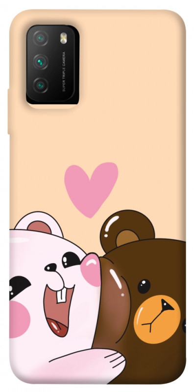 Чехол itsPrint Медвежата для Xiaomi Poco M3, любовь, купить оптом с доставкой