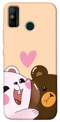 Чехол itsPrint Медвежата для TECNO Spark 6 Go