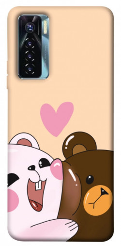 Чехол itsPrint Медвежата для TECNO Camon 17 Pro
