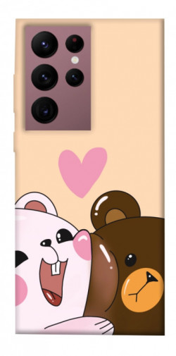 Чехол itsPrint Медвежата для Samsung Galaxy S22 Ultra