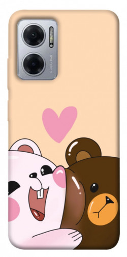 Чехол itsPrint Медвежата для Xiaomi Redmi Note 11E