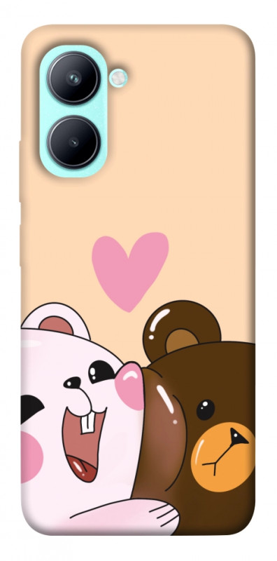 Чехол itsPrint Медвежата для Realme C33, любовь, купить оптом с доставкой