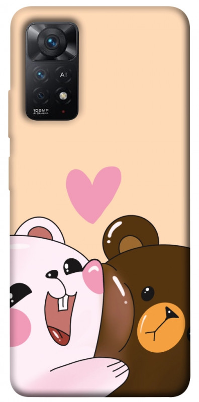Чехол itsPrint Медвежата для Xiaomi Redmi Note 11 Pro 4G/5G, любовь, купить оптом с доставкой