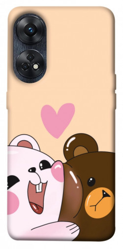 Чехол itsPrint Медвежата для Oppo Reno 8 T 4G